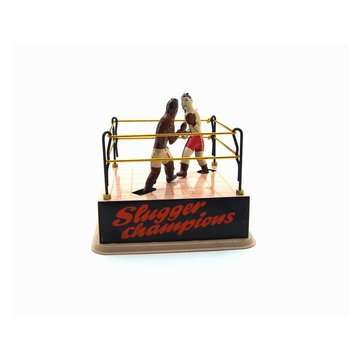 Classic Vintage Clockwork Wind Up Boxing Ring Boxers Children Kids Tin Toys With Key