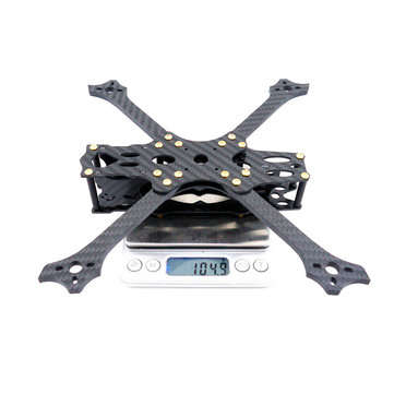 Cockroach V2 225mm Wheelbase 5mm Arm Carbon Fiber 5 Inch Frame Kit for RC Drone FPV Racing