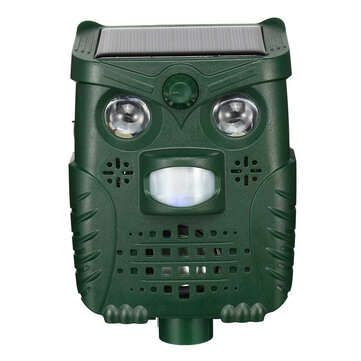 -WH528 Outdoor Solar Ultrasonic Animal Repeller Pest Control Bats Birds Dogs Cats Repeller with Flas