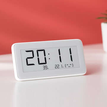 Xiaomi Mijia BT4.0 Bluetooth Wireless Smart Electric Digital Desktop Clock Indoor Hygrometer Thermom
