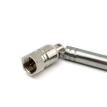 7 Section F Type Replacement Antenna Connector Telescopic Aerial TV AM FM Radio