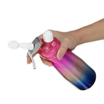 500ml Whipped Cream Dispenser Whipper Cracker Nozzles Desserts Maker for Kitchen Baking Cream Dispen