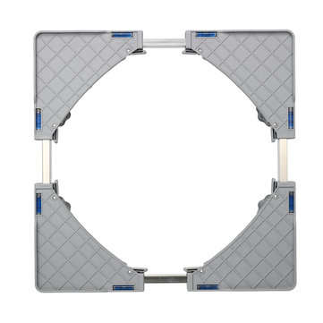 Adjustable Washing Machine Rack Refrigerator Undercarriage Frame Bracket Base Stand (TYPE: A)