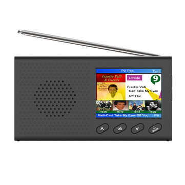 2.4 inch Color LCD DAB Radio Rechargeable Pocket Digital FM DAB MP3 Player Digital Tuner Broadcast