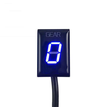 Motorcycle LED Red/Blue/Green 1-6 Gear Display Suitable For Suzuki  (COLOR.: GREEN)