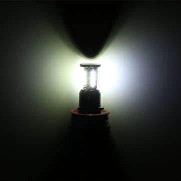 Pair H8 120W Daytime Running Lights White Angel Eyes Halo Bulb For BMW E90 E92 E82 E60 E70