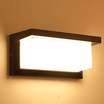 18W Waterproof  LED Wall Light Human Body Induction Wall Lamp Outdoor Indoor (LIGHT COLOR: WHITE)