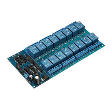 BESTEP 16 Channel 24V Relay Module LM2596 With Optocoupler Protection Low Level Trigger For Auduino