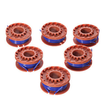 6+2 String Trimmer Spool Replacement for WORX WA0010 10ft 0.065 Inch Auto Feed Cordless Weed Eater S