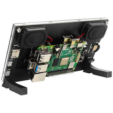 Catda Raspberry Pi 4B/3B 7-inch Monitor Display HDMI Touch Screen Computer Jetson Nano with Speaker