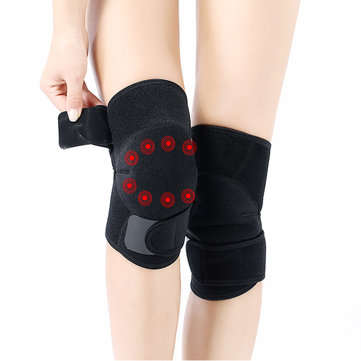 KALOAD 1Pair Tourmaline Self-Heating Knee Pad Far Infrared Magnetic Therapy Spontaneous Heating Pad
