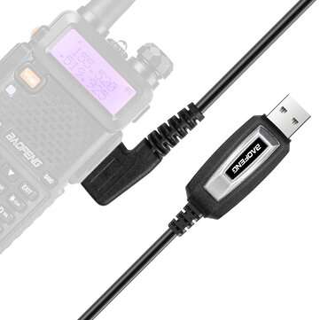 BAOFENG 2 Pins Plug USB Programming Cable for Walkie Talkie UV-5R BF-888S for Kenwood Wouxun Walkie