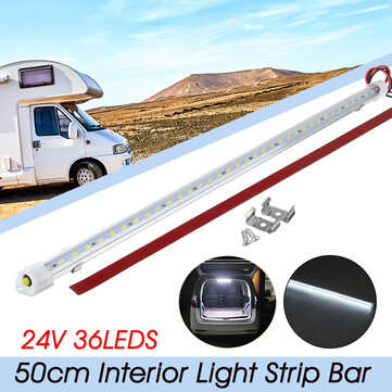 12/24V LED Car Interior Light Strip Bar Van Bus Caravan Truck ON/OFF Switch (VOLTAGE: 24V)