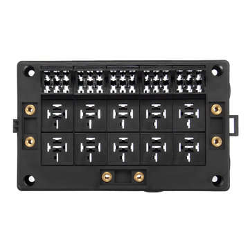 18-Way Fuse Relay Box Holder Block Circuit Protector Terminals Replacement Part for Automotive Marin