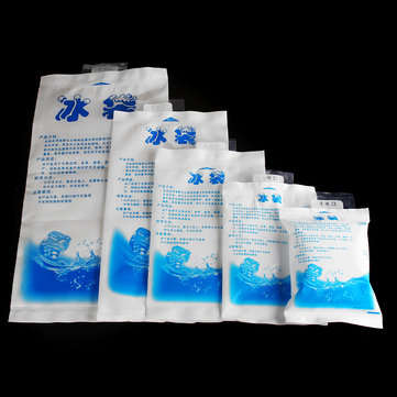 100/200/400/600/1000ML Reusable Cool Freeze Gel Ice Bag First Aid Food Storage (CAPACITY: 100ML)