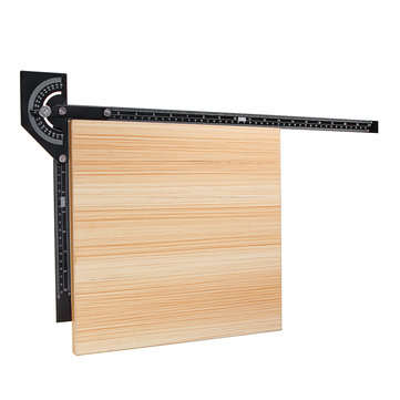 Angle Ruler Angle Protractor Stainless Steel 180 Angle Finder Measure Ruler Gauge Tool 230x500mm