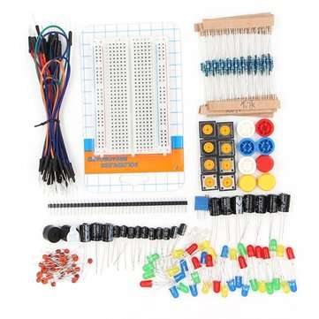 Geekcreit Components Starter Kits Resistor / LED / Capacitor / Jumper Wire / Breadboard For Geekcrei