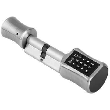 Smart Cylinder Lock European Style Electronic Door Lock APP Digital Keypad Code RFID... (SIZE: 60MM)