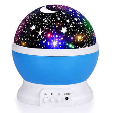 Star Night Lights for Kids Star Projector Night Light Projection Lamp for Children ... (COLOR: BLUE)