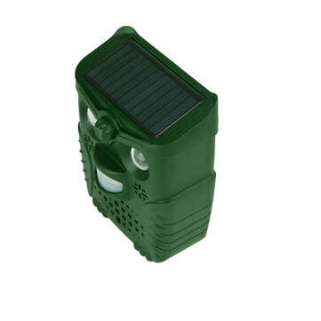 -WH528 Outdoor Solar Ultrasonic Animal Repeller Pest Control Bats Birds Dogs Cats Repeller with Flas