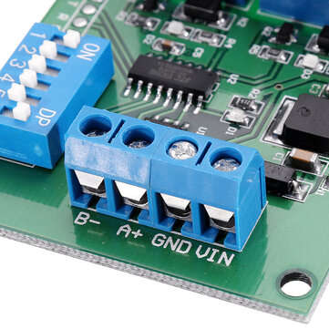 2 Channel RS485 Relay Board UART Serial Port Switch Module Modbus Remote Control for PLC Smart Home