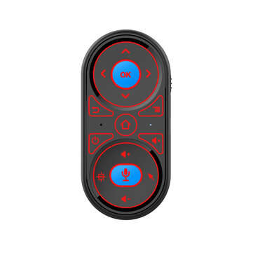 G11 Air Mouse Google Voice Microphone RGB Backlit Gyro Sensor Voice Remote Control IR Learning 2.4G