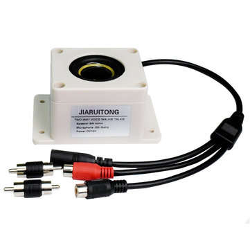 Waterproof Outdoor Microphone Speaker for Security IP Camera Audio Recording Two Way Audio