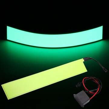 12x2 Inch 12V Flexible Electroluminescent Tape EL Panel Backlight Decorations Lig... (COLOR.: GREEN)