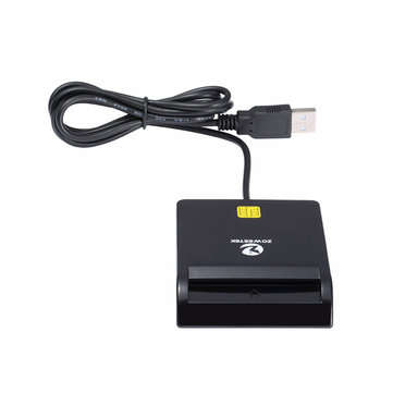 Zoweetek EMV USB Smart Card Reader CAC Common Access Card Reader ISO 7816 for SIM/ATM/IC/ID Card