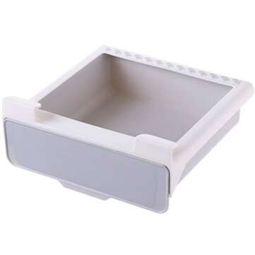 1Pcs Hidden Paste Storage Drawer Kitchen Organizer Storage Box Stationery Holder C... (COLOR: WHITE)