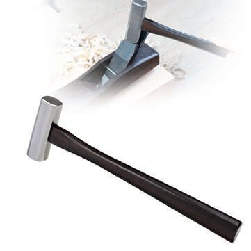 NAOMI Violin Tool Square Head Steel Hammer Ebony Handle