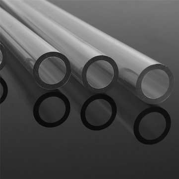 4pcs 500mm PETG Tubing Rigid Tubes Set 10/14mm Clear Bending Hard Tubes Water Cooling