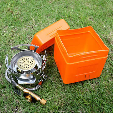 4000W Foldable Mini Gas Burner Portable Camping Stoves Picnic Furnace Outdoor Travel