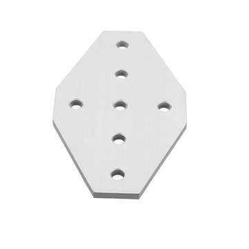 Machifit Aluminum 7 Holes Join Plate Corner Bracket for 2020 V-slot Aluminum Extrusions Profiles CNC