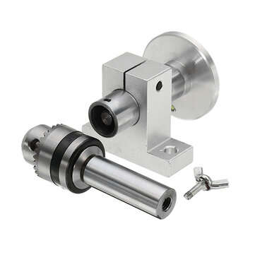 Machifit Lathe Center with Chuck DIY Accessories for Mini Lathe