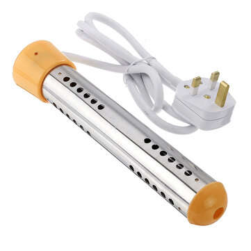 1.5M 2000W Electric Immersion Element Boiler Water Heater Portable Travel (PLUG: EUPLUG)