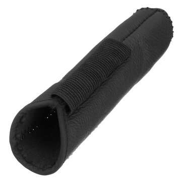 Genuine Leather Car Handbrake Cover Hand Brake Protective Sleeve Anti-slip f... (COLOR.: BLACKBLACK)