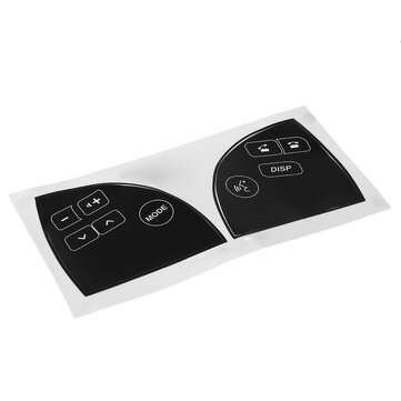 For 2007-2012 Lexu ES350 Matte Black Steering Wheel Button Repair Decals Sticker Repair Button Broke