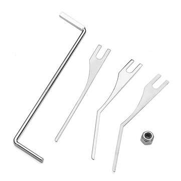 DANIU 10Pcs Double Side Lock Pick Tools Locksmith Lock Opener
