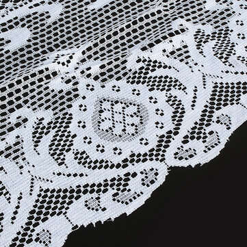 Lace Tablecloth White Vintage Large Table Cloth Cover Wedding Party Decor 1.4 x 2m