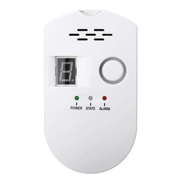 Digital Combustible Gas Leak Alarm Sensor Detector US Plug Propane Butane Natural Gas Detector