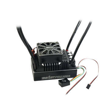 ZTW Beast Pro 300A Full Waterproof ESC 6-12S Lipo W/ Double Fan for 1/5 Truck RC Car Parts