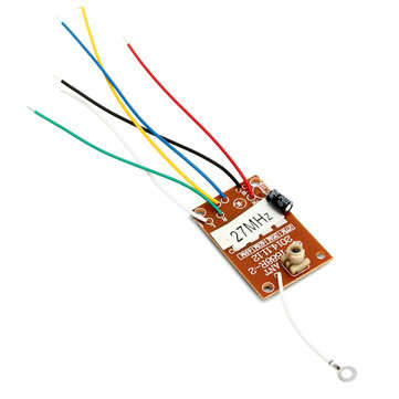 8 Buttons 27MHZ 4CH Remote Control with Receiver Board Antenna For DIY SN-RM9