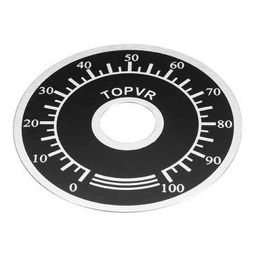 10pcs 0-100 Potentiometer Knob Scale Digital Dial Scale For 3590S RV24 WXD3 534 354 7286