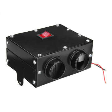 12V 24V 300W Car Truck Heater Warmer Dual Hole Heating Fan Window Defroster Demister (VOLTAGE: 12V)