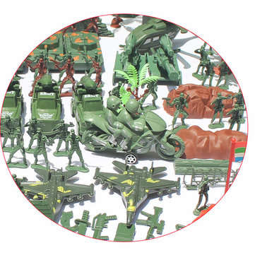 519Pcs Military Figure Play Set Soldiers Army Men 4cm Plastic Action Model Toys