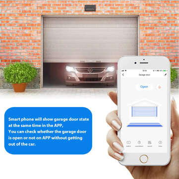 Smarsecur Tuya Smart Garage Door Controller Wireless WiFi Remote Control Garage Door Magnetic Switch