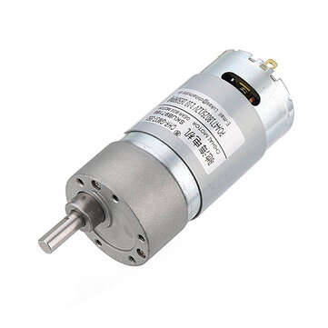 Chihai GM37-550 12V 330/550/1650rpm Reduction Gear Carbon Brush High Torque DC Geared ... (TYPE: .A)
