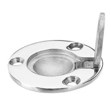 50x41mm Stainless Steel Circle Recessed Flush Ring Pull Handle Hatch Locker Boat Hatch Handle