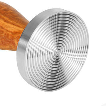 Coffee Tampers Wooden Thread Bottom Press for Espresso Maker Grinder Tool 58MM